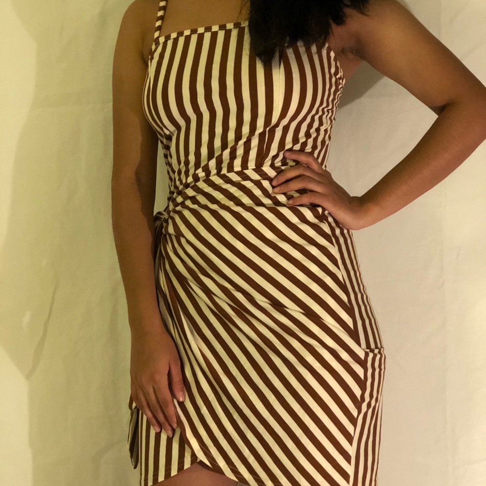 Striped Mini Summer Dress